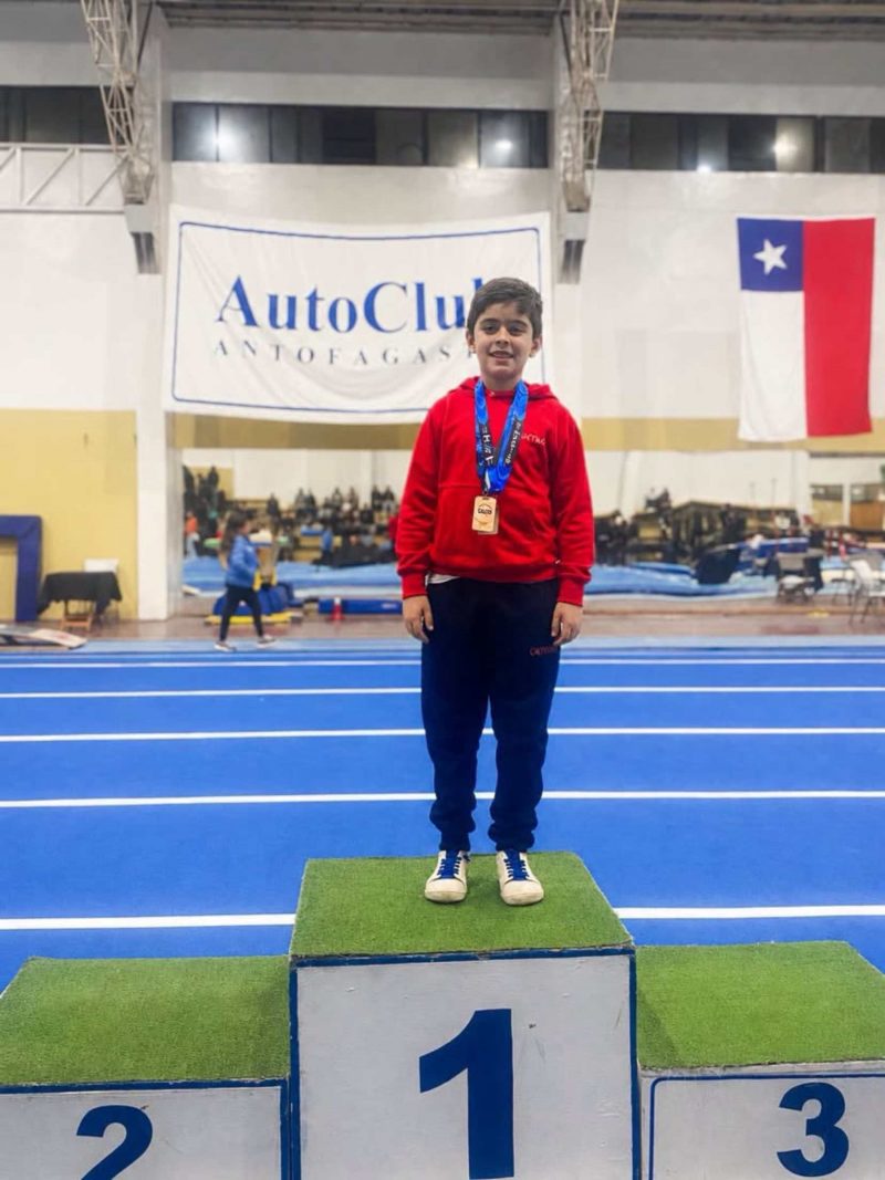 Joaquin Riquelme nuevamente en el podium del Campeonato Nacional de Gimnasia.