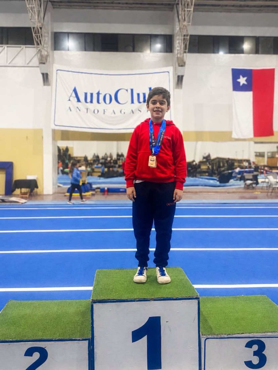 Joaquin Riquelme nuevamente en el podium del Campeonato Nacional de Gimnasia.