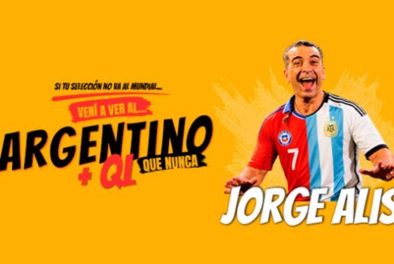 Jorge Alis – Argentino + QL que nunca! Regresa a Gran Arena Monticello Jorge Alis – Argentino + QL que nunca! Regresa a Gran Arena Monticello